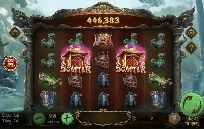 Giao diện trò chơi slot trên 36win iOS